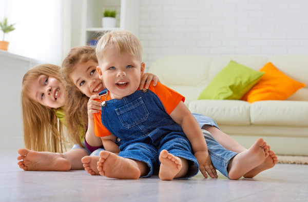 happy friends having fun together